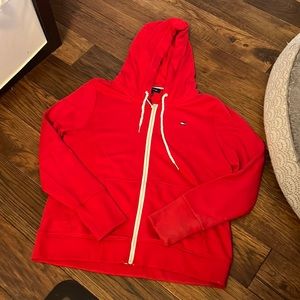 COPY - Dark red Tommy Hilfiger zip up hoody jacket. Never worn